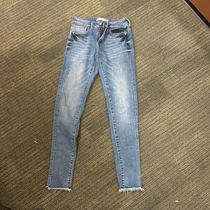 Zara Skinny Jeans Frayed Hem